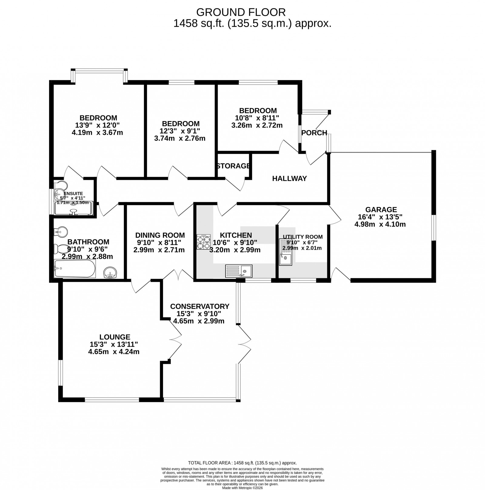 Floorplan for The Fields, Standish, Wigan