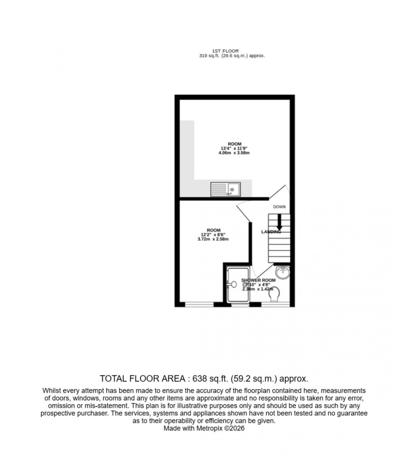 Floorplan for Preston Road, Wigan