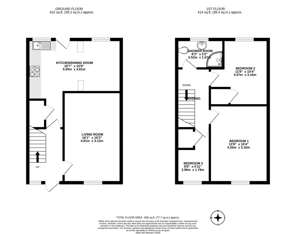 Floorplan for Lime Street, Wigan