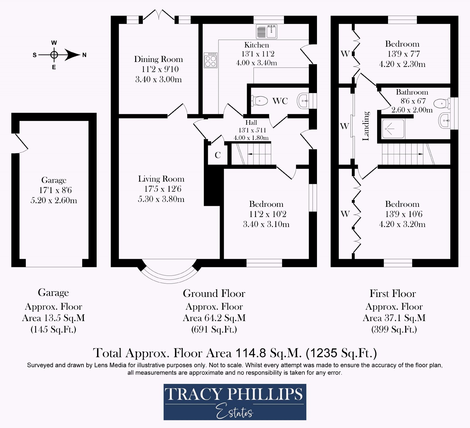Floorplan for Firs Park Crescent, Aspull, Wigan