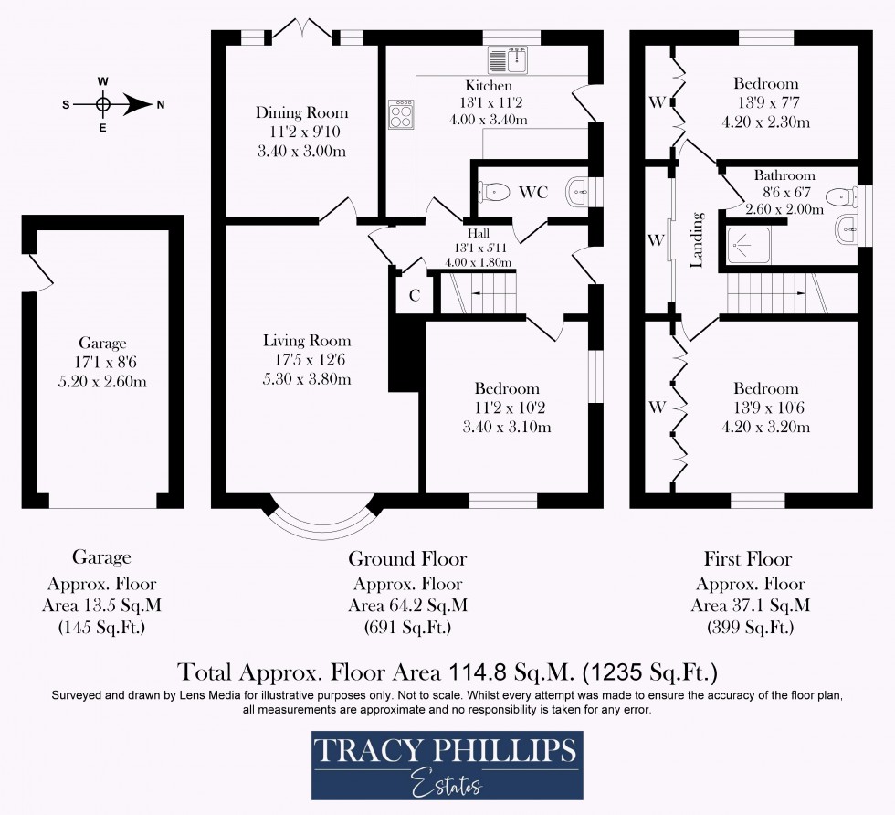 Floorplan for Firs Park Crescent, Aspull, Wigan