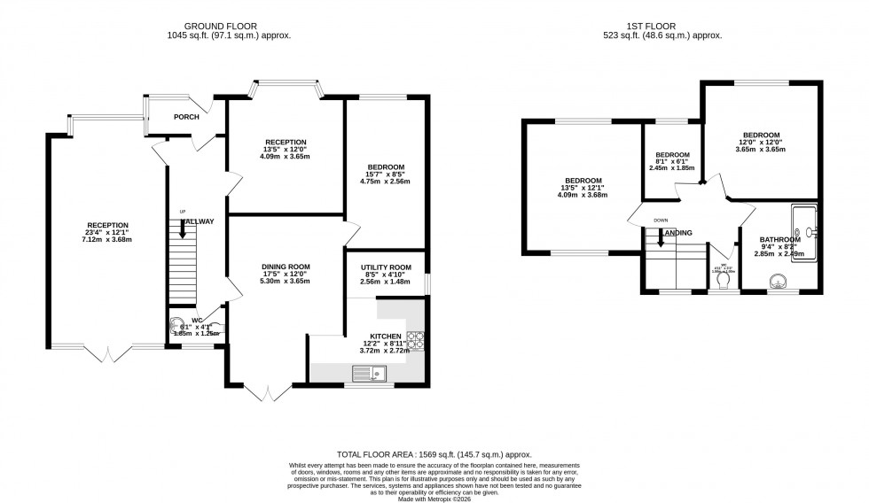 Floorplan for Wigan Road, Standish, Wigan
