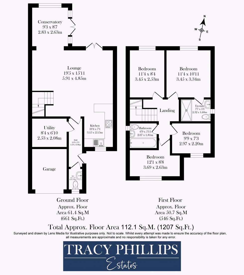 Floorplan for Hartington Drive, Standish, Wigan