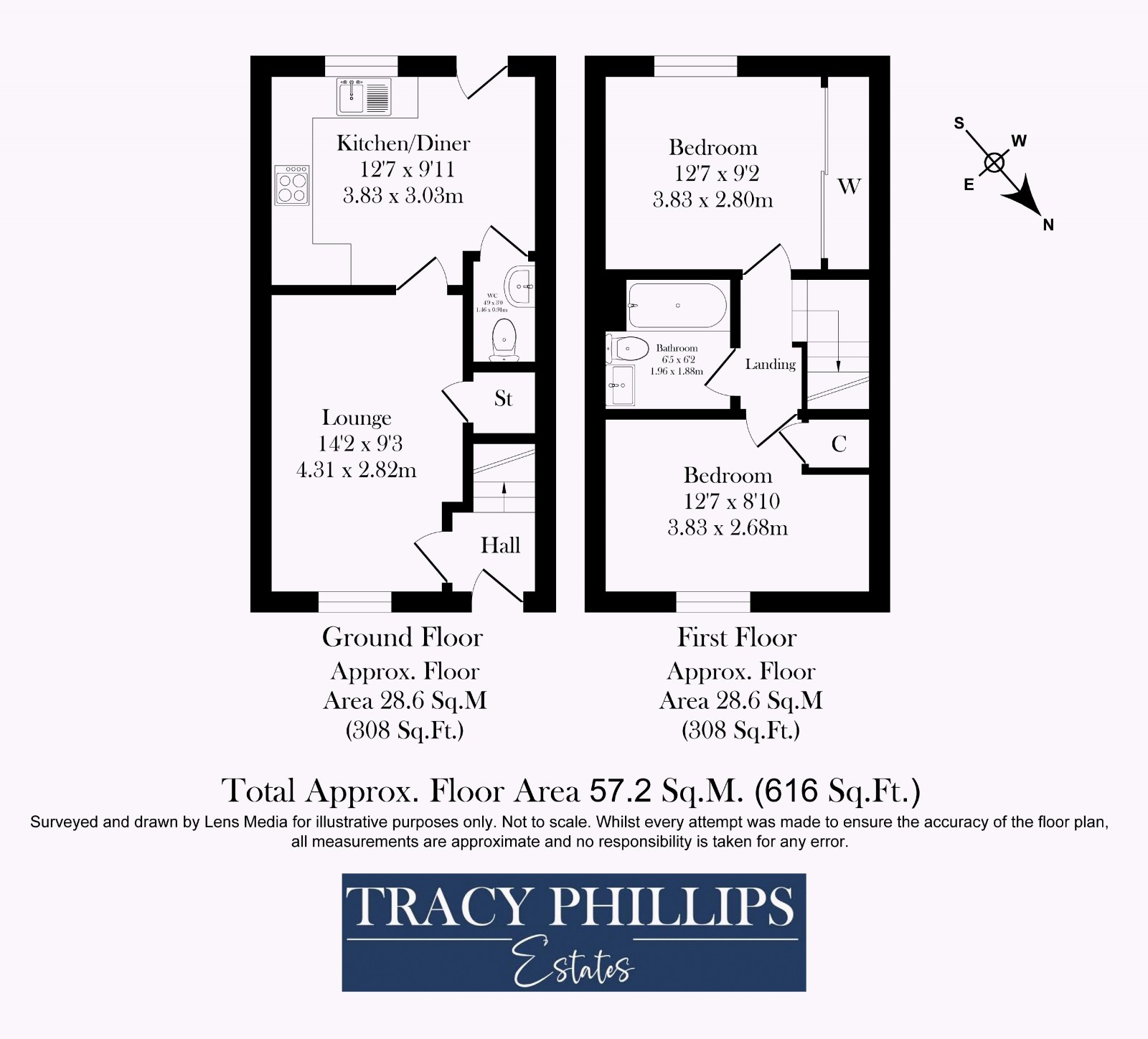 Floorplan for Foxtail Meadow, Standish, Wigan
