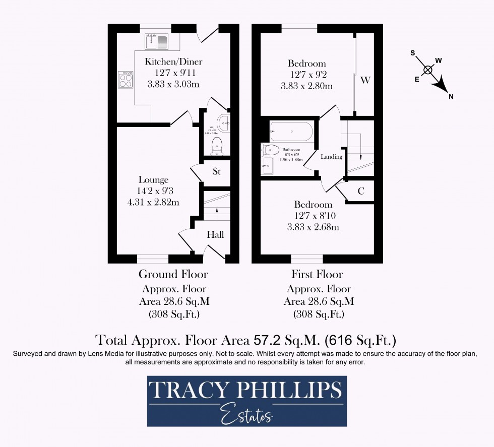 Floorplan for Foxtail Meadow, Standish, Wigan