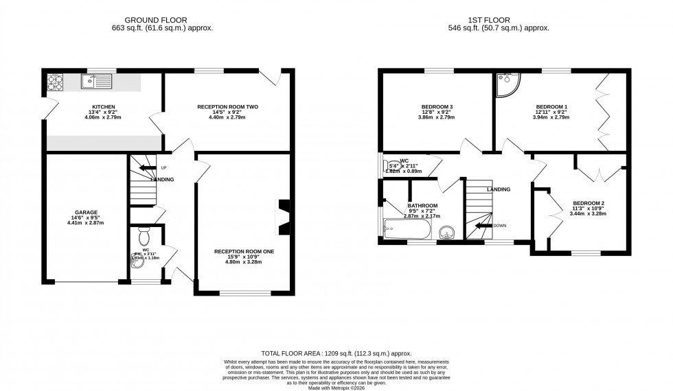Floorplan for Penrith Avenue, Ainsdale, Southport