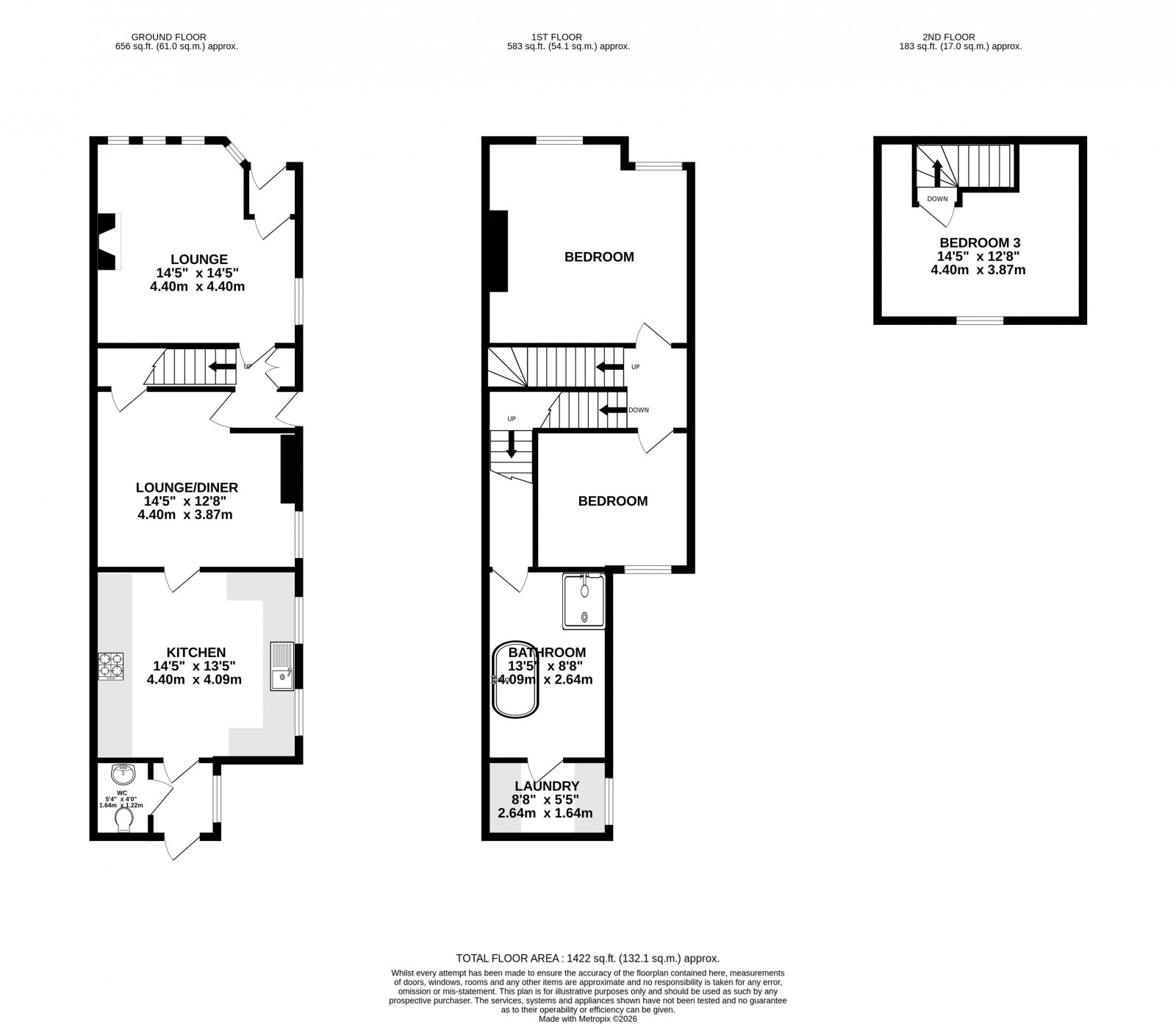 Floorplan for Station Road, Parbold, Wigan, WN8 7NU