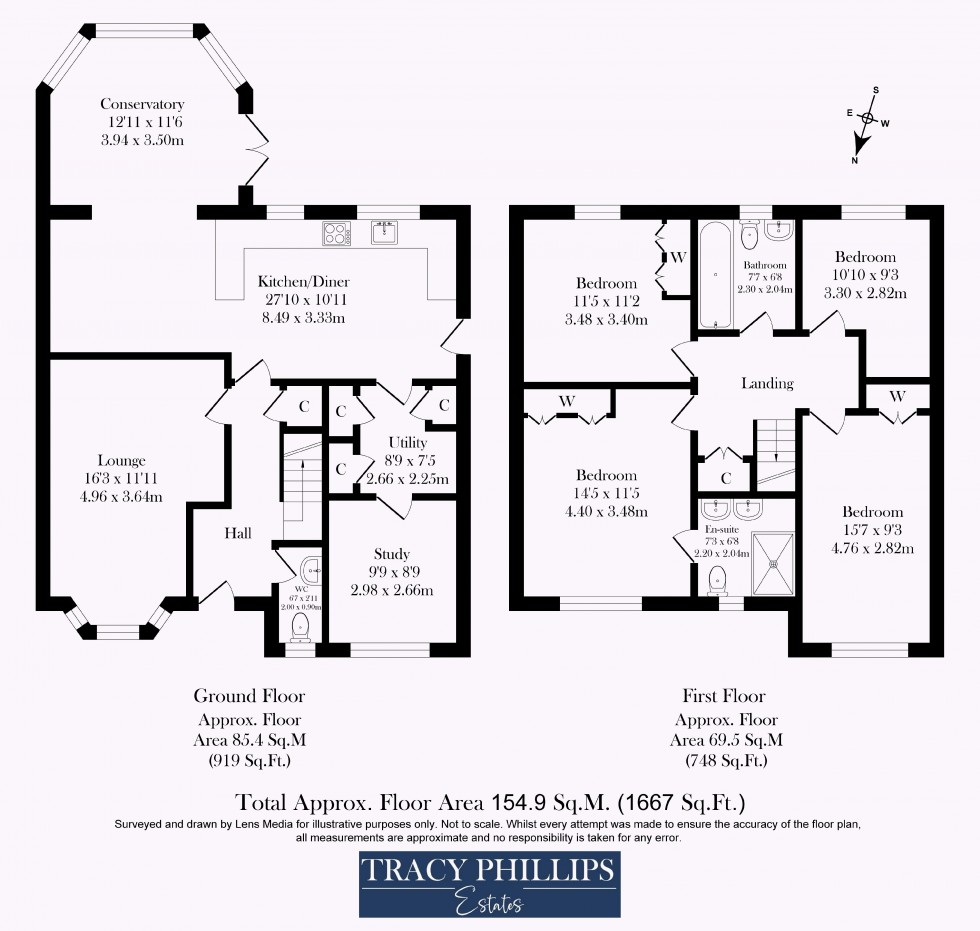 Floorplan for Langham Road, Standish, Wigan