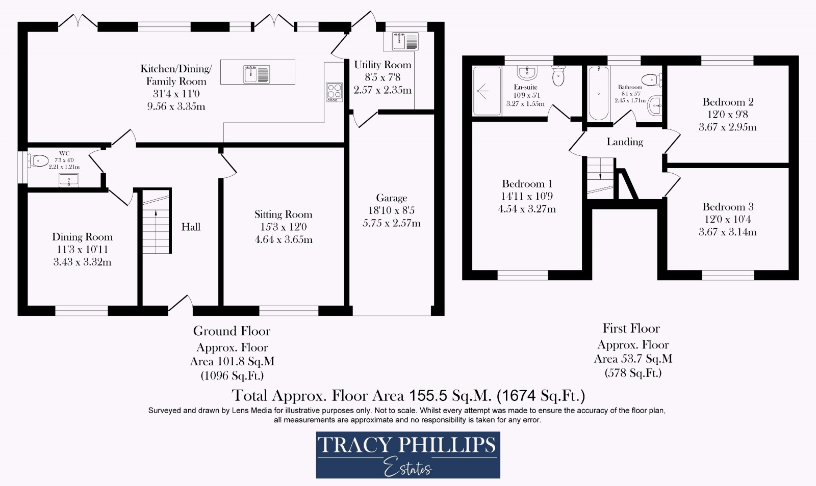 Floorplan for Whitley Crescent, Wigan