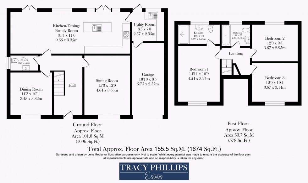 Floorplan for Whitley Crescent, Wigan