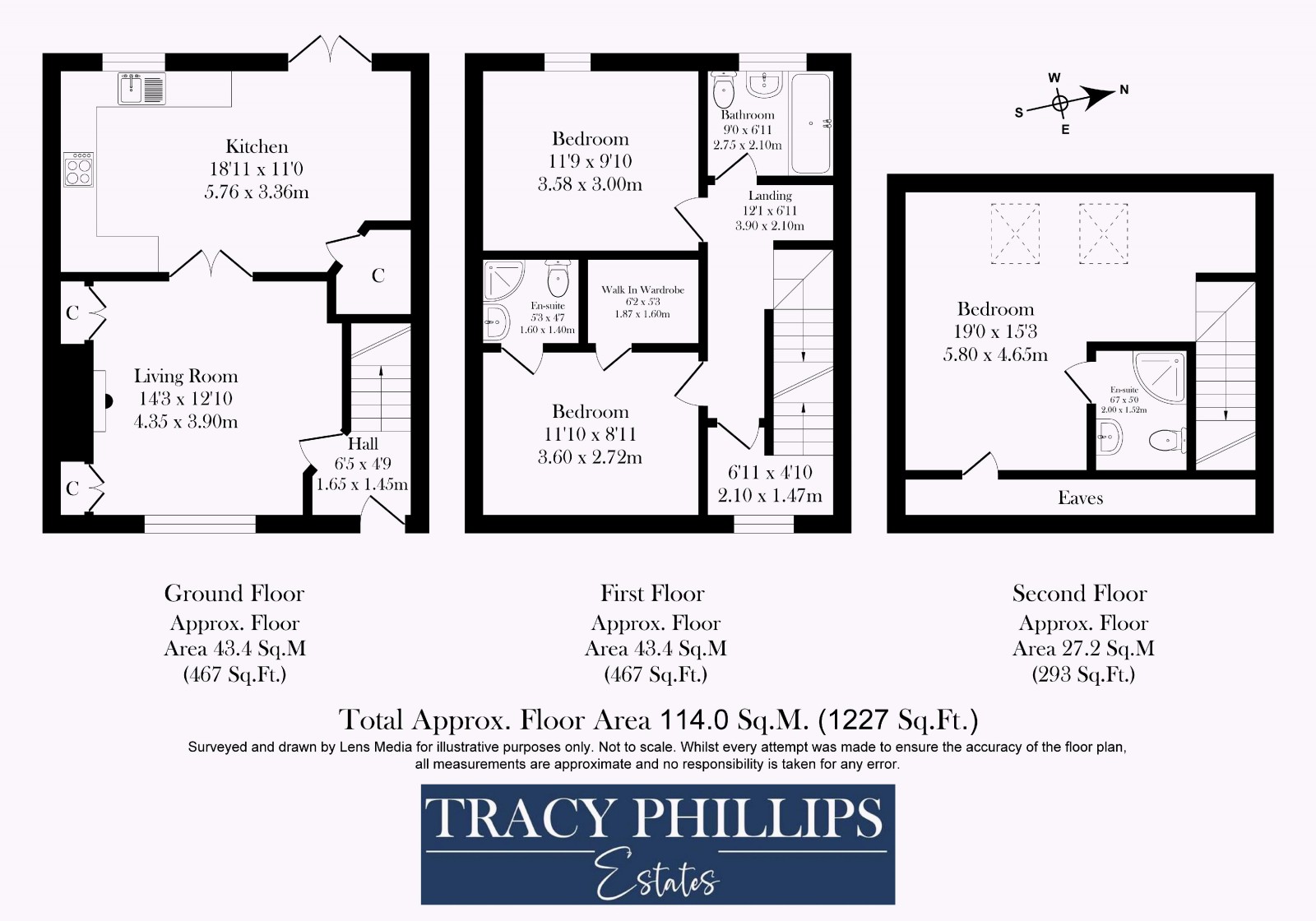 Floorplan for Gidlow Lane, Wigan