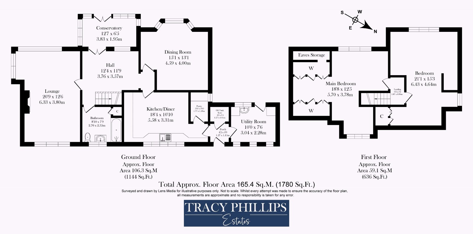 Floorplan for Robin Hood Lane, Wrightington, Wigan