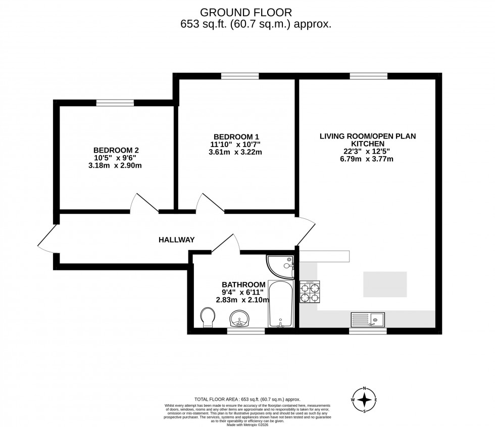 Floorplan for Herons Wharf, Appley Bridge, Wigan