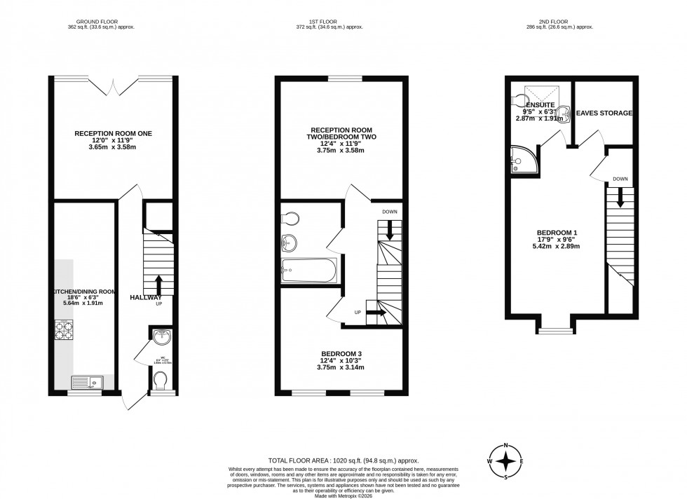 Floorplan for Hedgerow Gardens, Standish, Wigan
