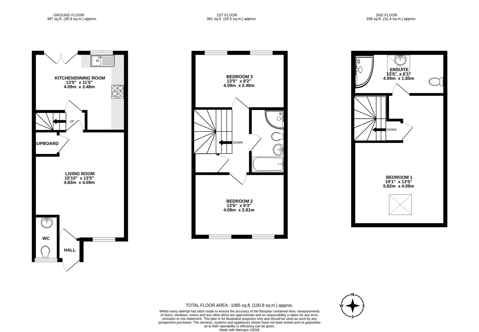 Floorplan for Preston Road, Standish, Wigan