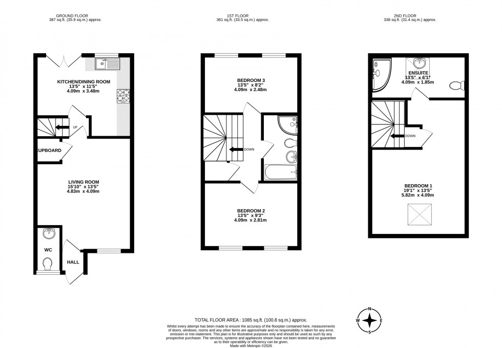Floorplan for Preston Road, Standish, Wigan