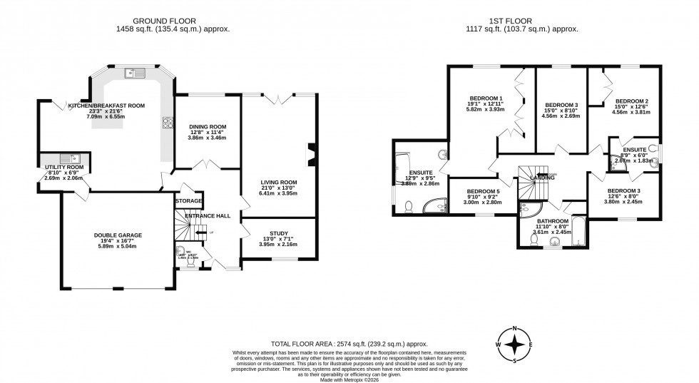 Floorplan for Beech Walk, Standish, Wigan
