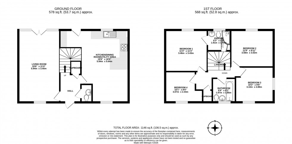 Floorplan for Harrington Park, Shevington