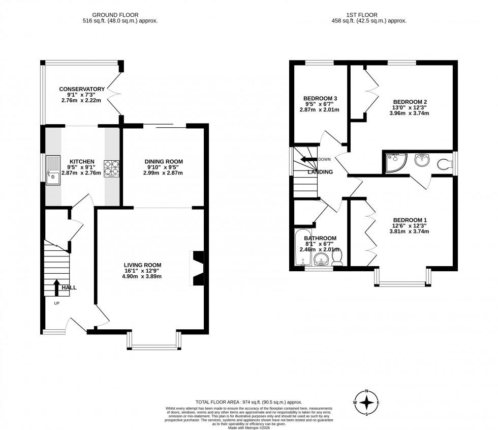 Floorplan for The Fields, Aspull, Wigan