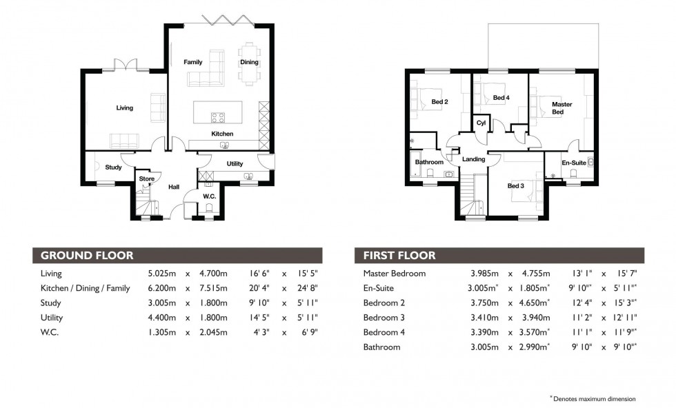 Floorplan for The Farm House Preston Road, Charnock Richard, Chorley