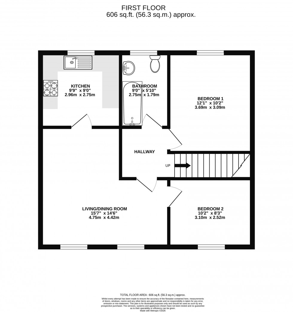 Floorplan for Mossfields, Wrightington, Wigan