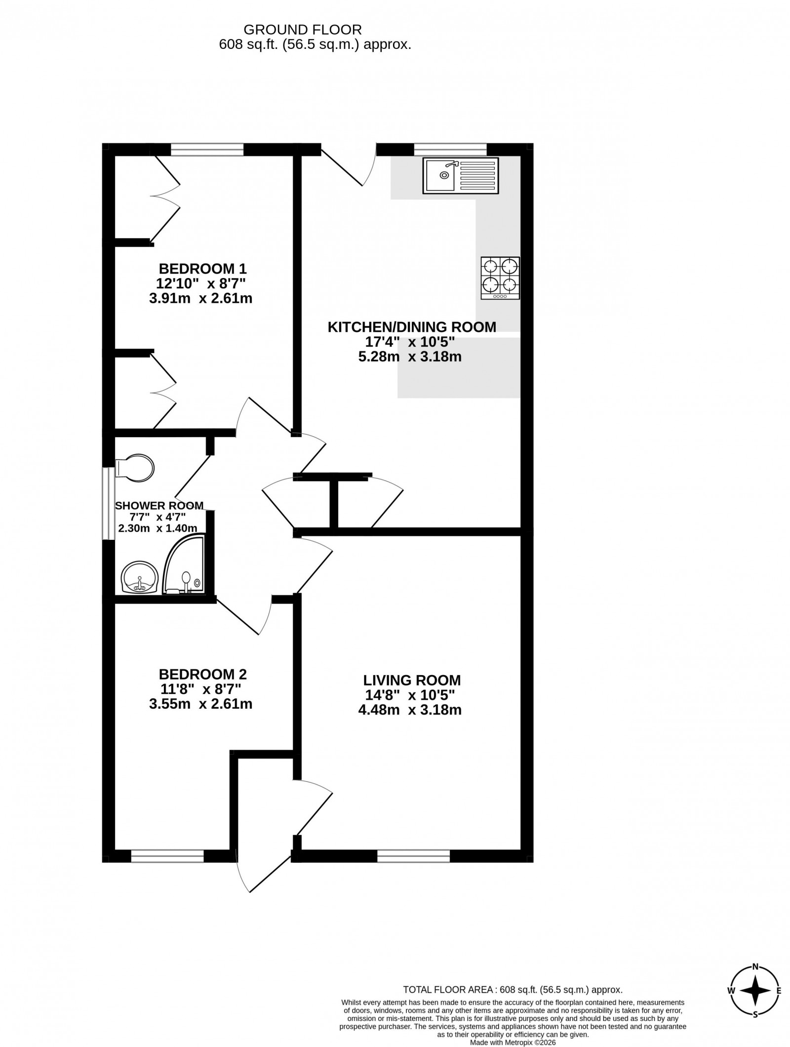 Floorplan for Scot Lane, Aspull, Wigan