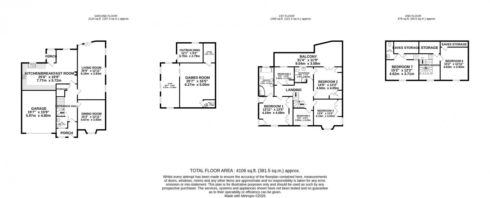 Floorplan for School Lane, Roby Mill
