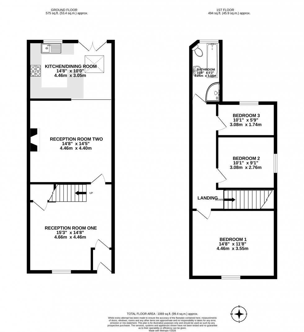 Floorplan for Church Street, Standish, Wigan