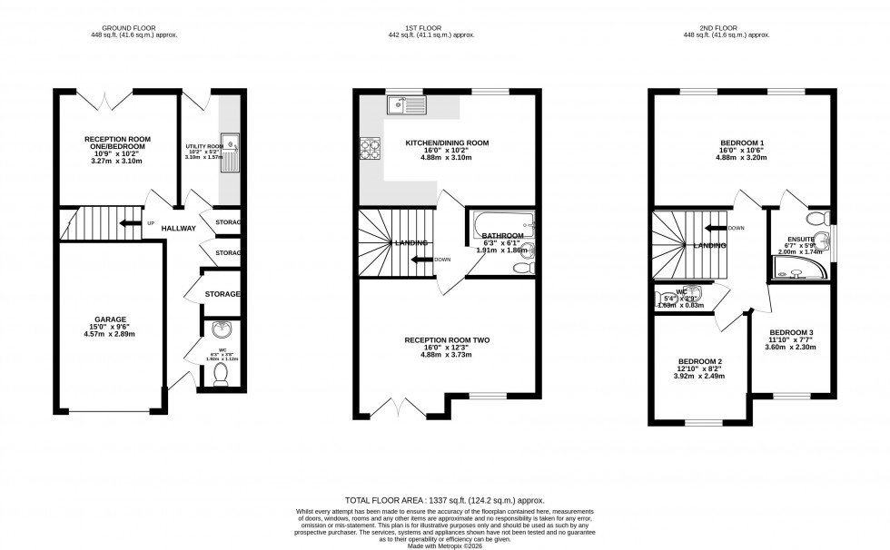Floorplan for Foxtail Meadow, Standish, Wigan