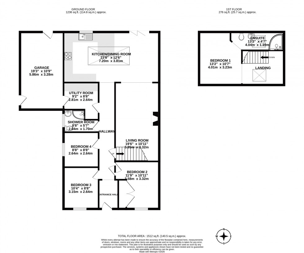Floorplan for Douglas Drive, Orrell, Wigan
