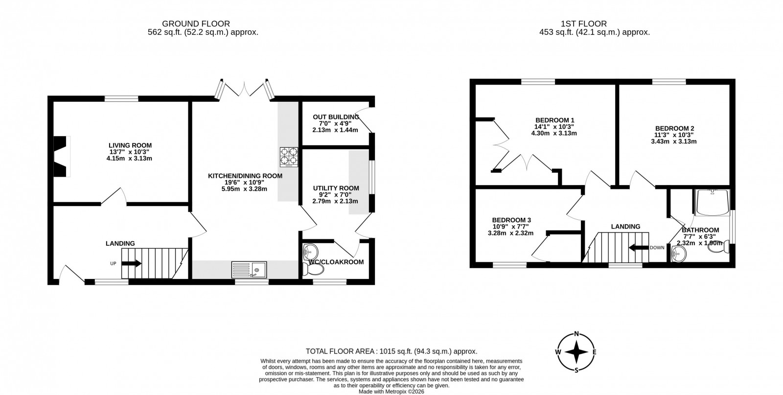 Floorplan for Graham Avenue, Appley Bridge