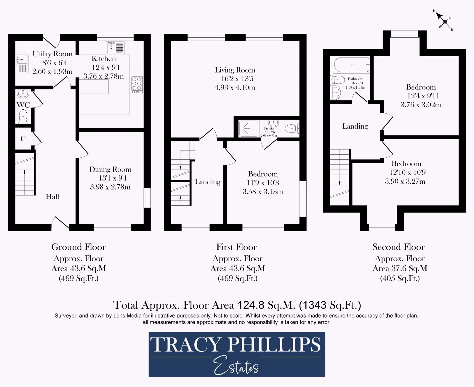 Floorplan for Trevore Drive, Standish, Wigan