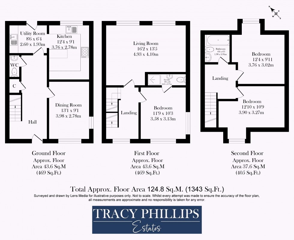 Floorplan for Trevore Drive, Standish, Wigan
