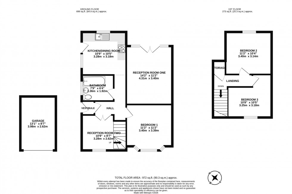 Floorplan for Ash Grove, Standish, Wigan