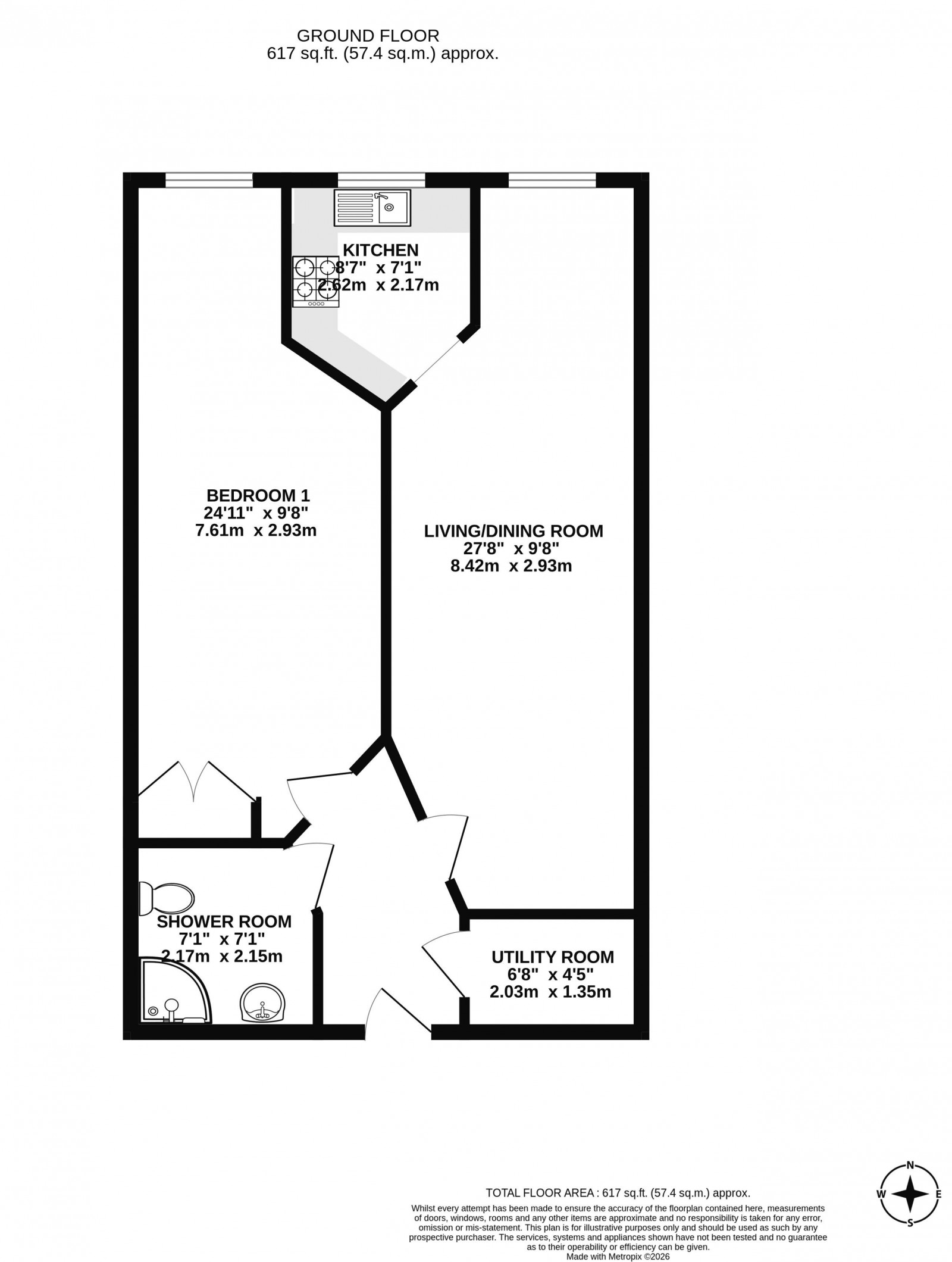Floorplan for Berystede Court, High Street, Standish, Wigan