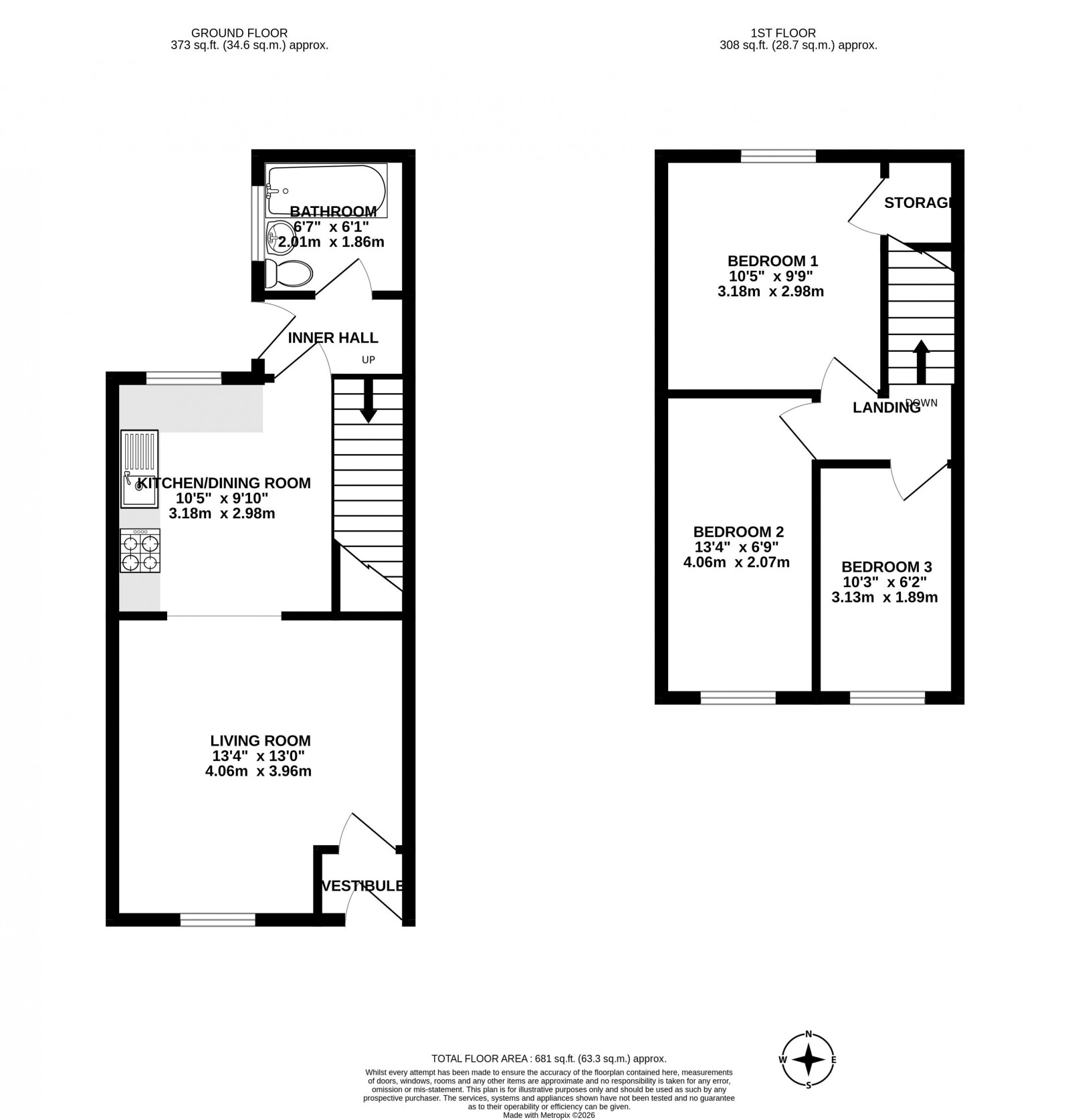 Floorplan for Preston Road, Standish, Wigan