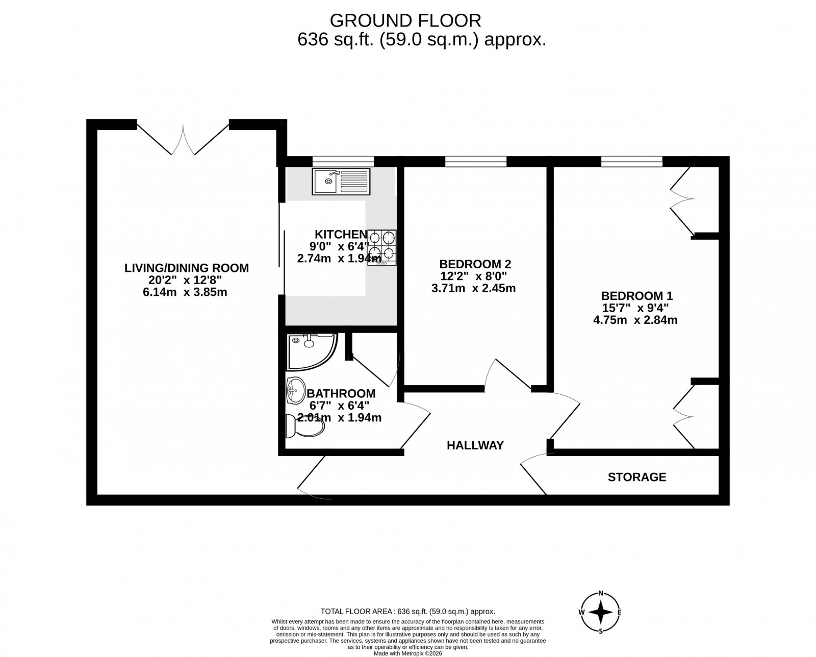 Floorplan for Bramley Court, Standish, Wigan