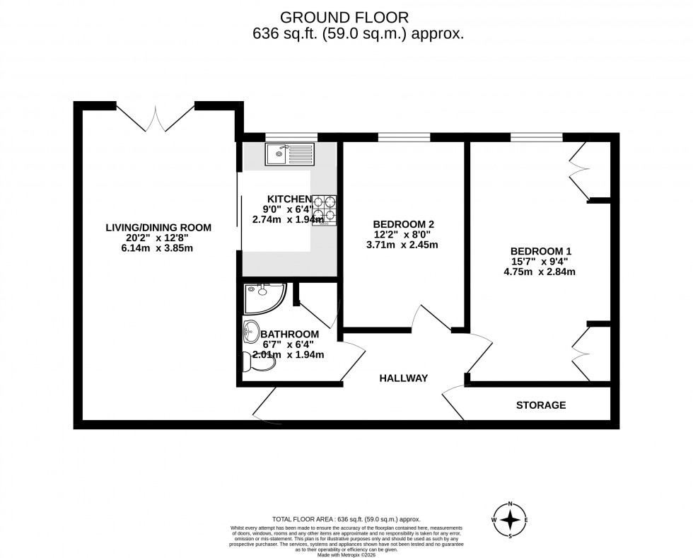 Floorplan for Bramley Court, Standish, Wigan