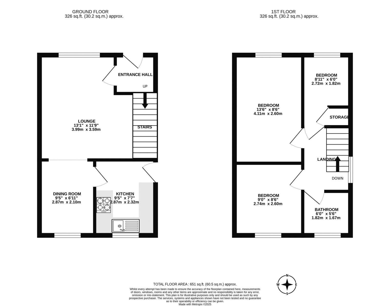 Floorplan for Barbrook Close, Standish, Wigan