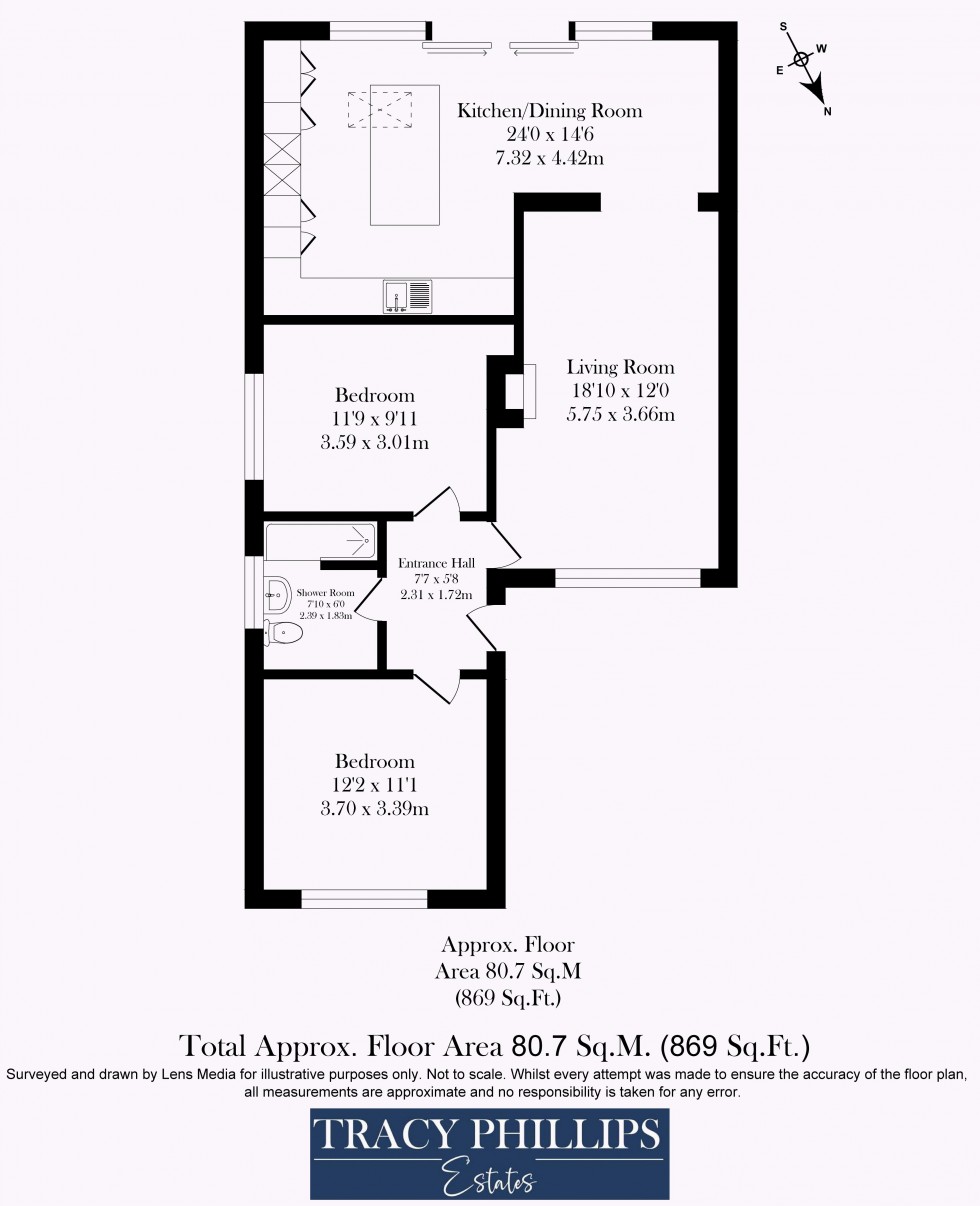Floorplan for Pepper Lane, Standish, Wigan